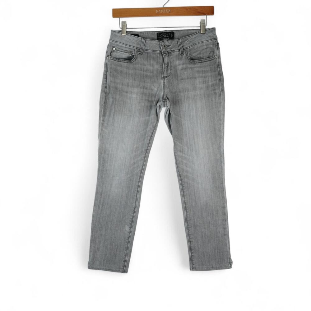 Lucky Brand Jeans‎ Womens 8/29 Gray Lolita Skinny Mid Rise Stretch Minimalist